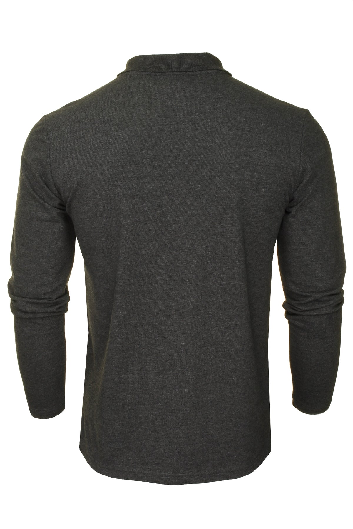Xact Men's Long-Sleeved Polo T-Shirt, 100% Cotton Pique, Slim Fit-3