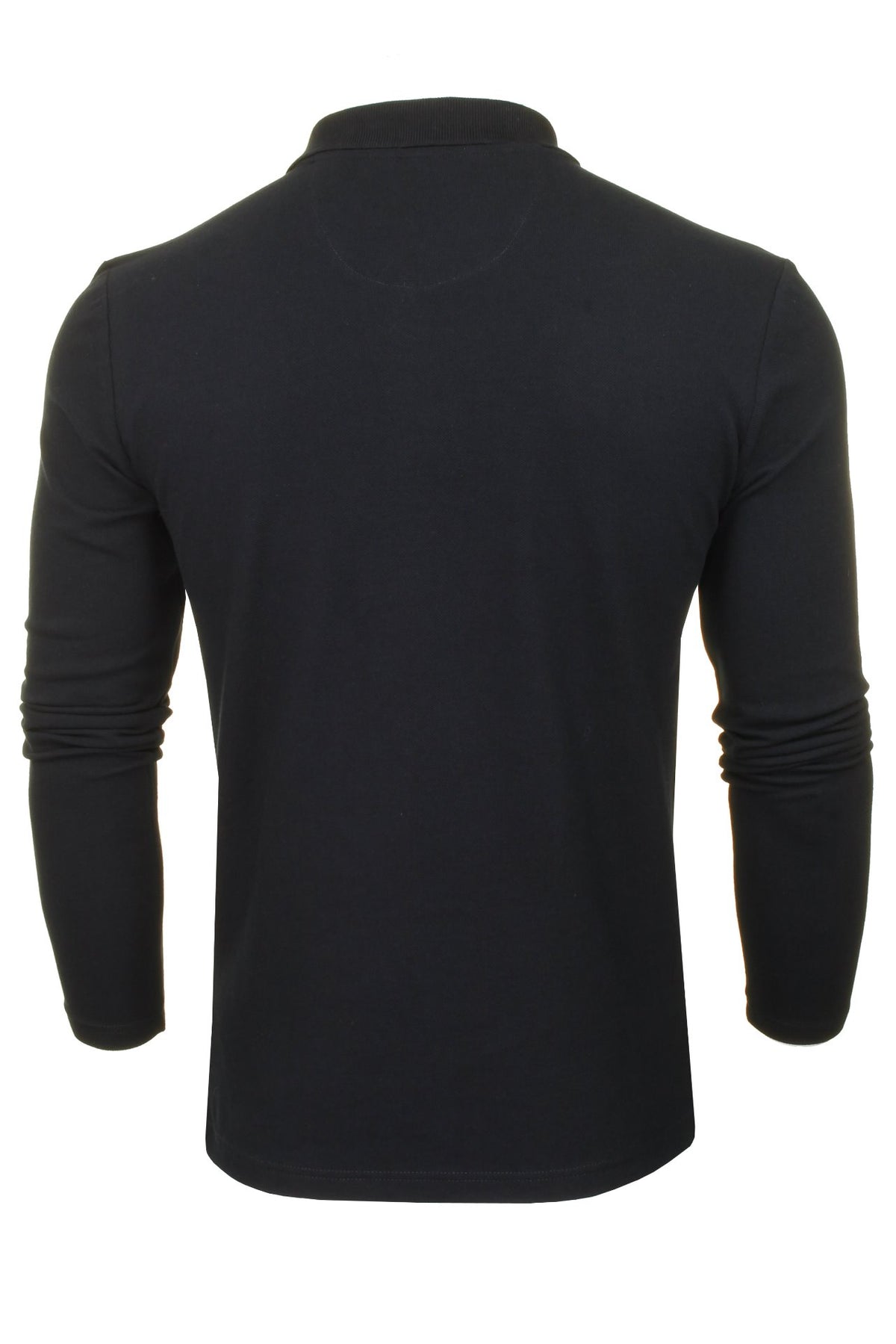 Xact Men's Long-Sleeved Polo T-Shirt, 100% Cotton Pique, Slim Fit-3