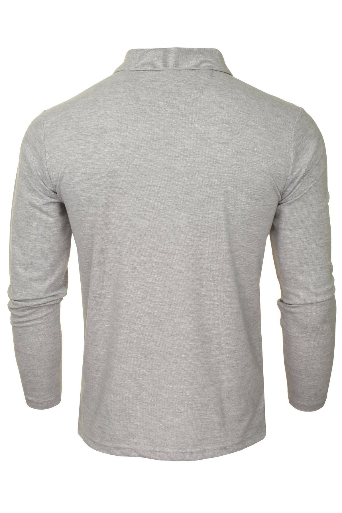 Xact Men's Long-Sleeved Polo T-Shirt, 100% Cotton Pique, Slim Fit-3