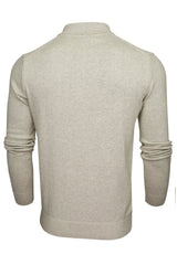 Xact Mens Knitted Long Sleeved Knitted Polo Shirt, 100% Cotton-3