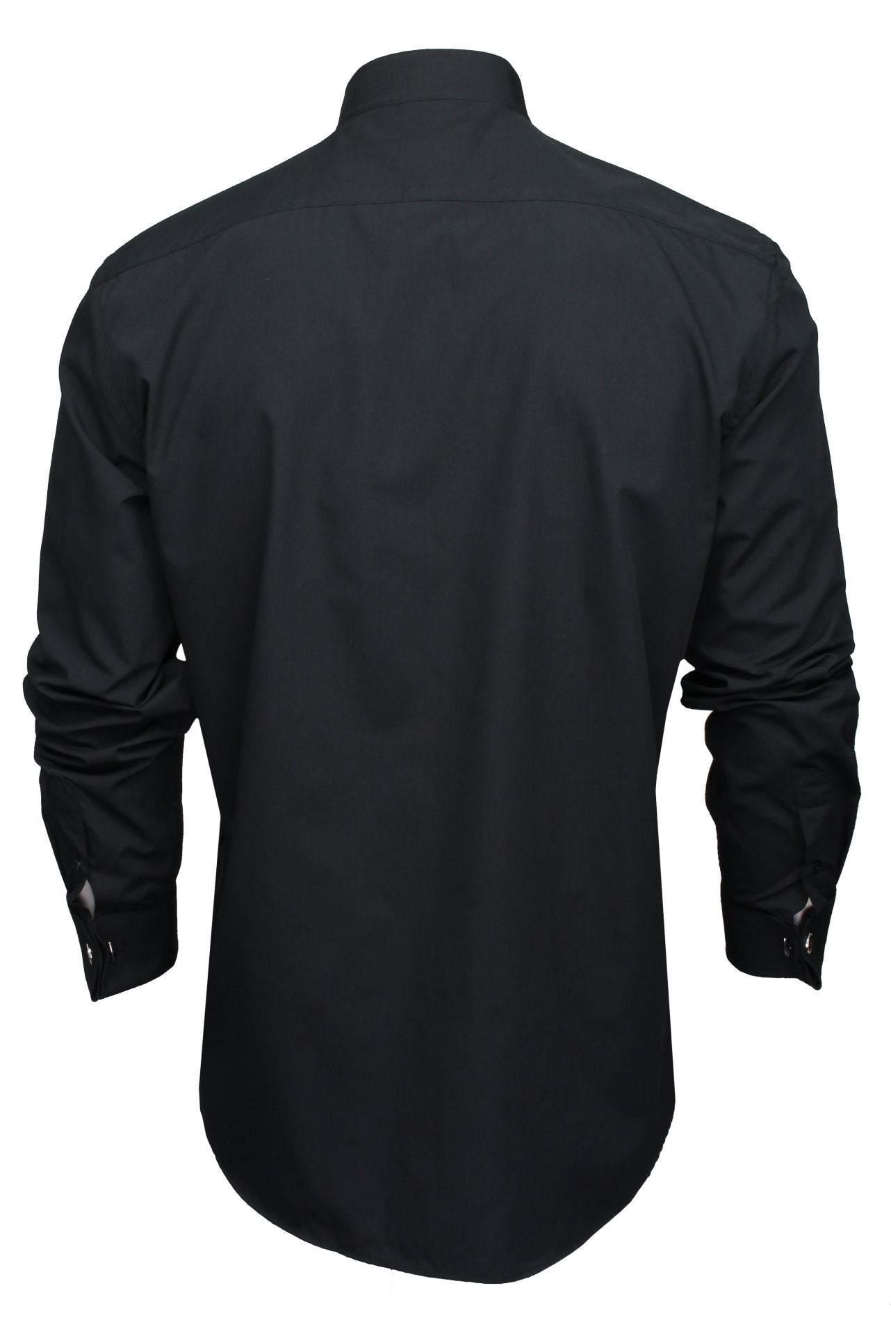 Xact Men's Formal Tuxedo/Dress Shirt with Double Cuff and Cuff Links-4