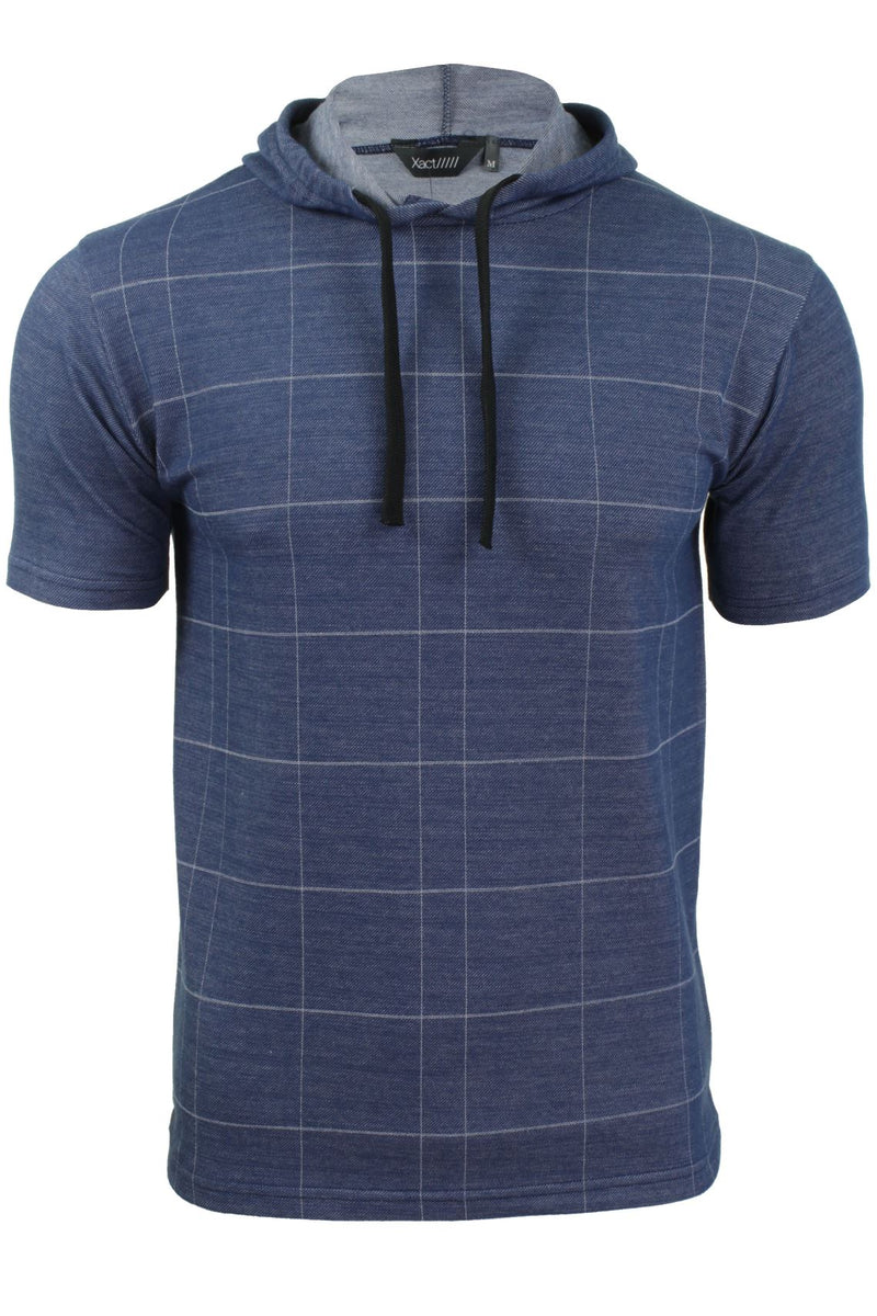 Mens Hoodie T-Shirt by Xact Short Sleeved-2