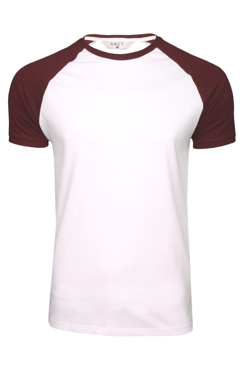 Xact Mens 3-Pack T-Shirts with Raglan Short Sleeves and Crew Neck Collar-2