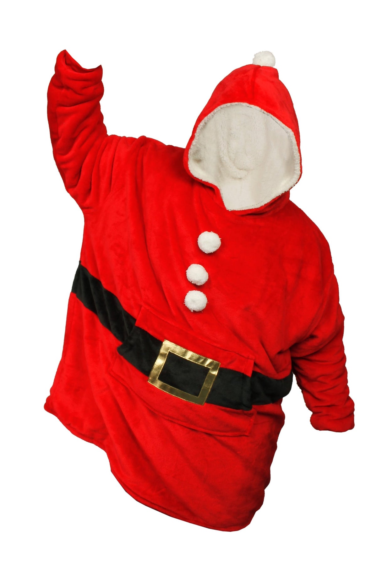 Xact Christmas/ Xmas Adults Hoodie Winter Wearable Blanket - Sherpa Fleece Lined Hood & Body-Main Image