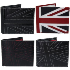 Xact Mens Quality Leather Union Jack Mod Retro Wallet with Coin Pocket - Gift Boxed-3