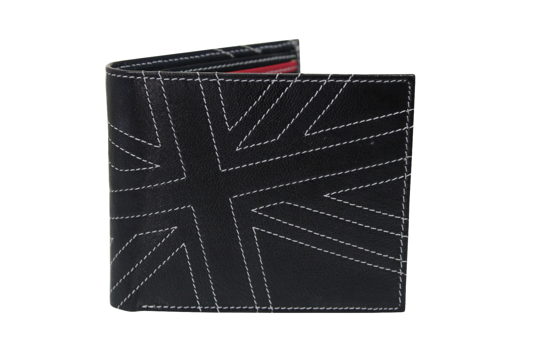 Xact Mens Quality Leather Union Jack Mod Retro Wallet with Coin Pocket - Gift Boxed