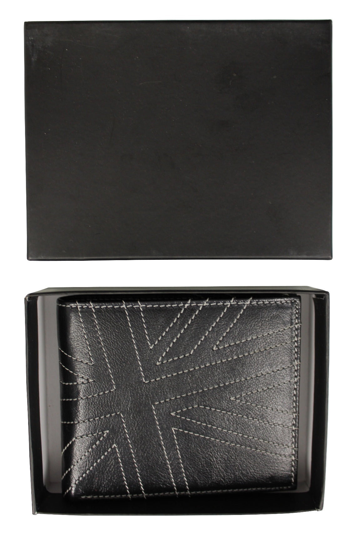 Xact Mens Quality Leather Union Jack Mod Retro Wallet - Coin Pocket - Gift Boxed-3