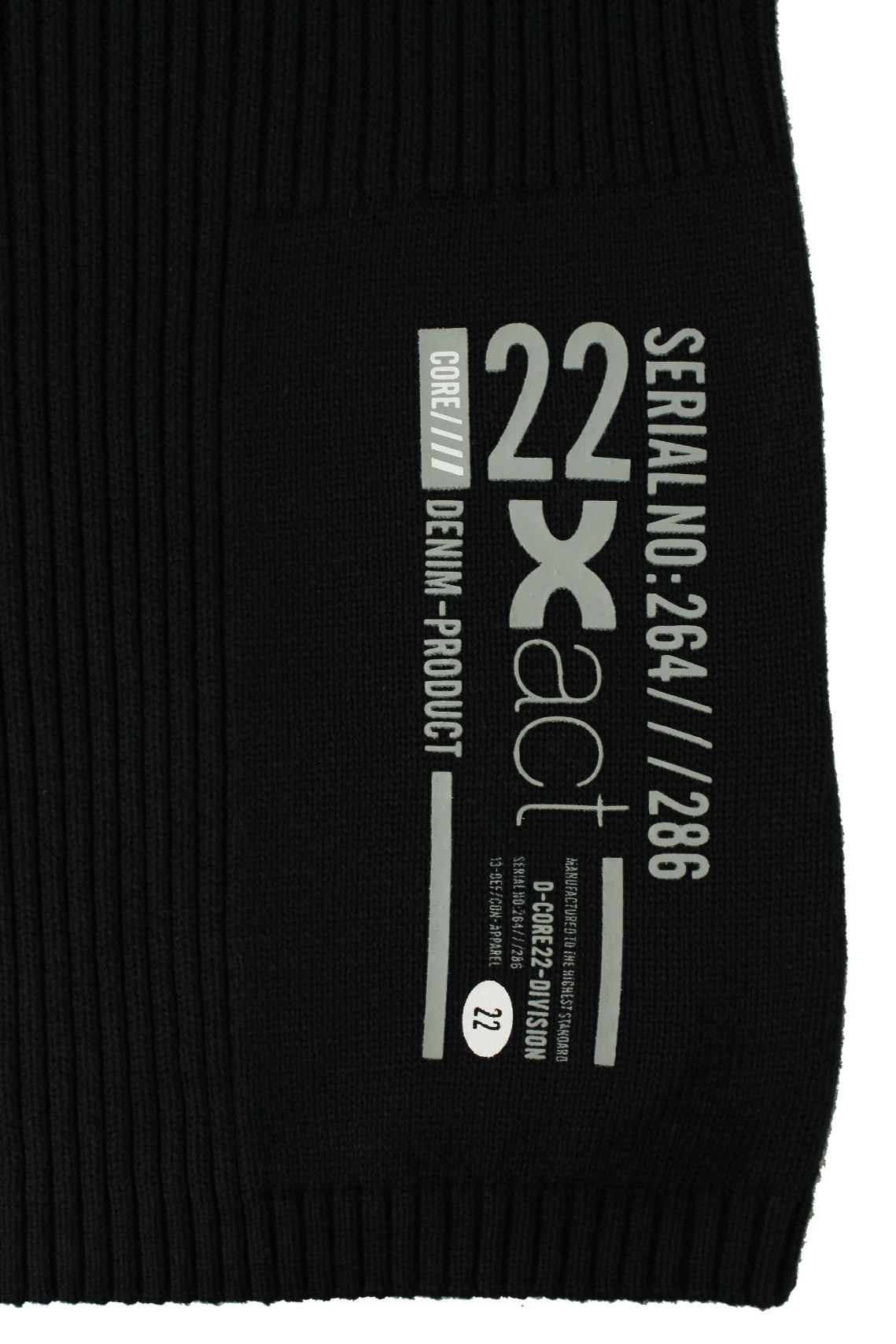 Mens Jumper by Xact Clothing Ribbed Long Sleeved-3