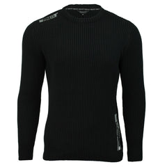 Mens Jumper by Xact Clothing Ribbed Long Sleeved-Main Image