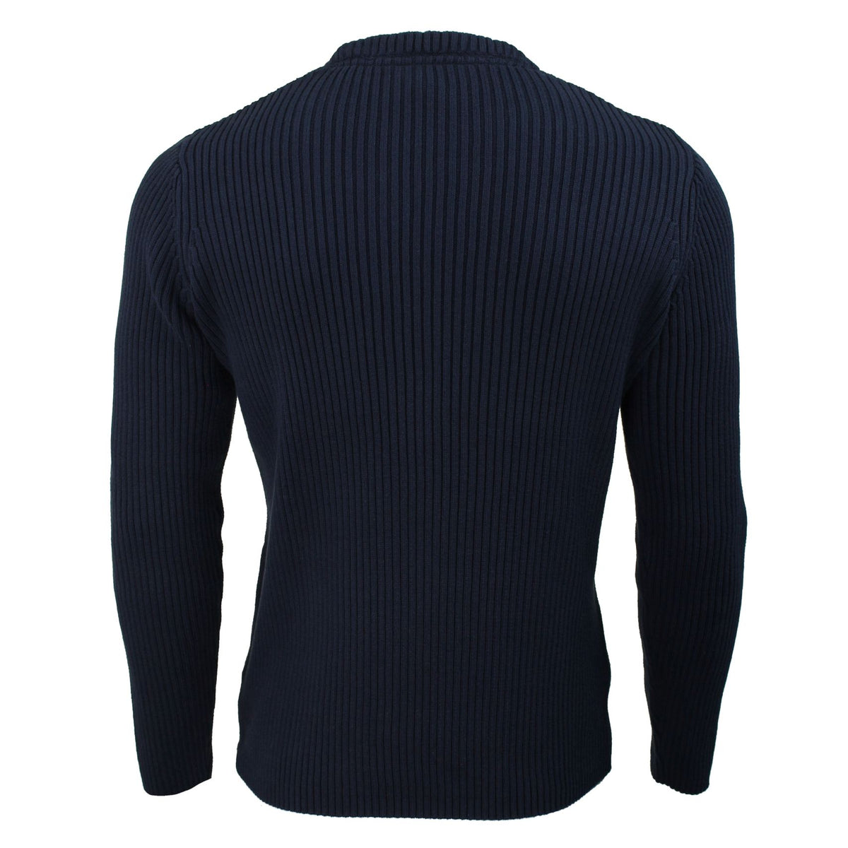 Xact Men's Ribbed Crew Neck Cotton Jumper-4