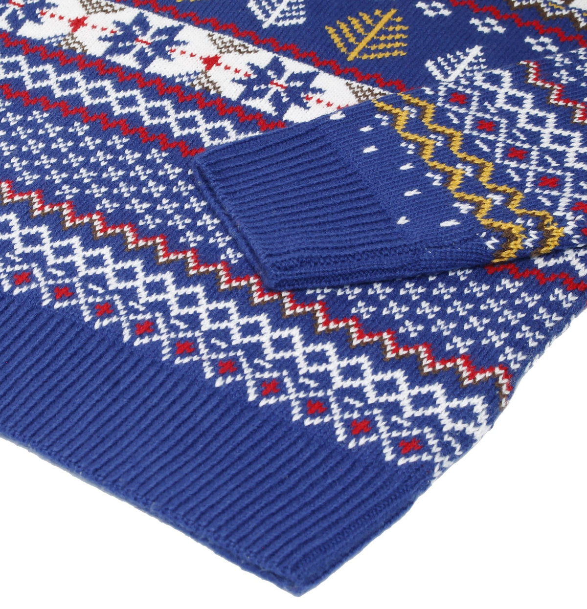 Xact Christmas/ Xmas Jumper 'Lapland' with Tree & Reindeer Fairisle Pattern