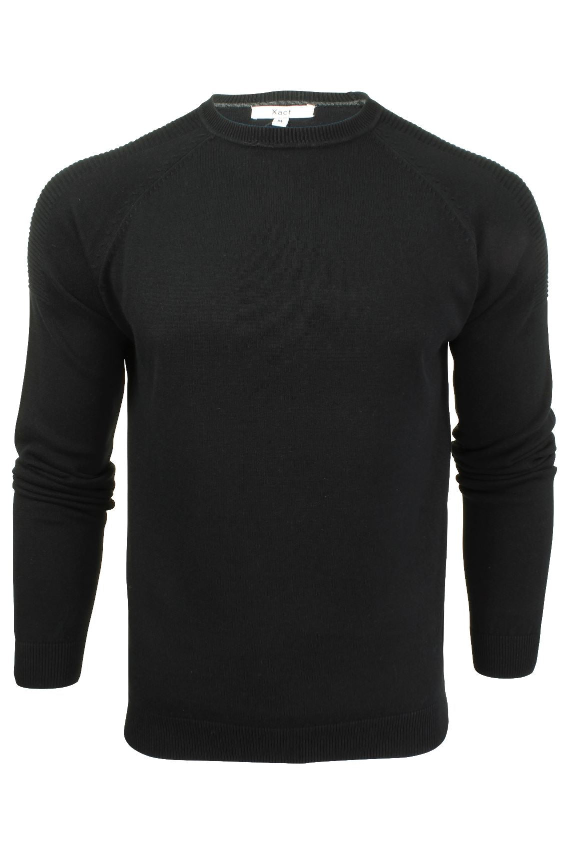 Xact Men's Cotton Jumper, Raglan Sleeve, Crew Neck-Main Image