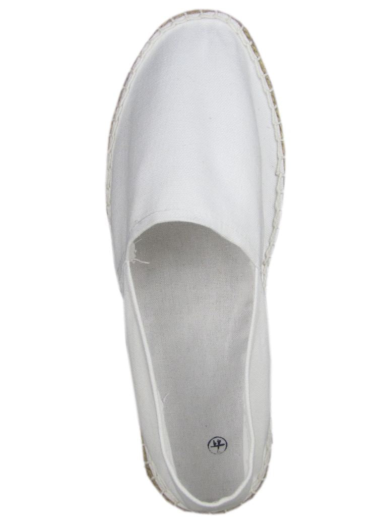 Mens Canvas Espadrilles/ Plimsoll Pumps White, Khaki, Black & Coal-3