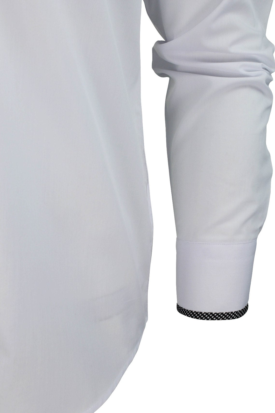 Xact Mens Fashion Shirt With Collar & Cuff Trim-4
