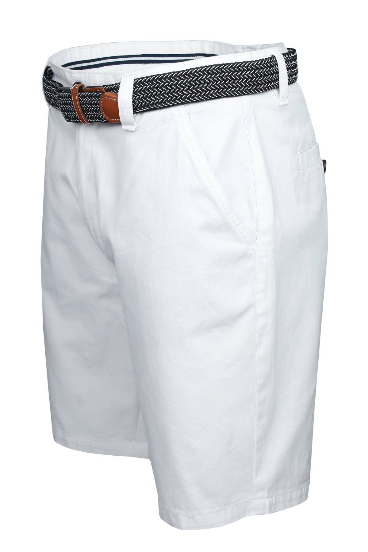 Xact Men's Premium Tailored Stretch Chino Shorts-2