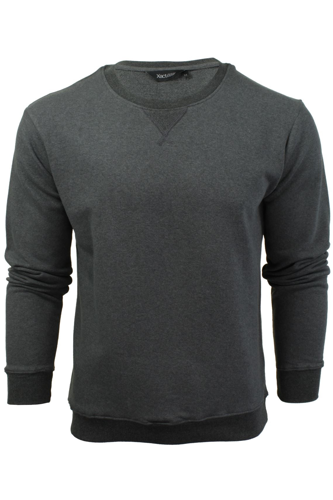 Xact Mens Crew Neck Sweatshirt Jumper - Long Sleeved-Main Image