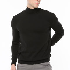 Xact Mens Roll Neck Jumper - 100% Cotton - Long Sleeved-2