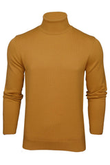 Xact Mens Roll Neck Jumper - 100% Cotton - Long Sleeved-Main Image