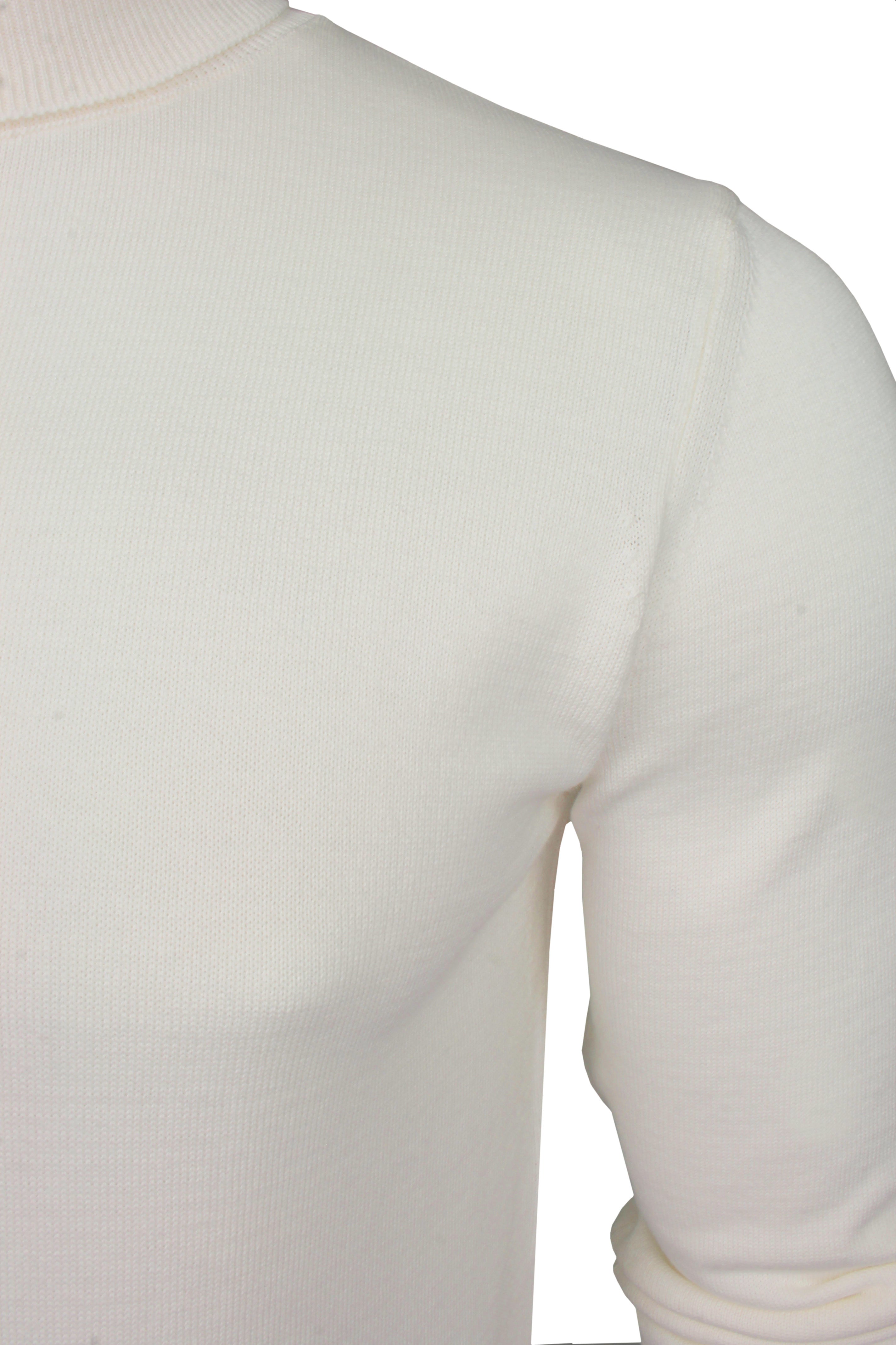 Xact Mens Roll Neck Jumper - 100% Cotton - Long Sleeved-2