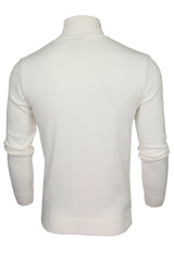 Xact Mens Roll Neck Jumper - 100% Cotton - Long Sleeved-3