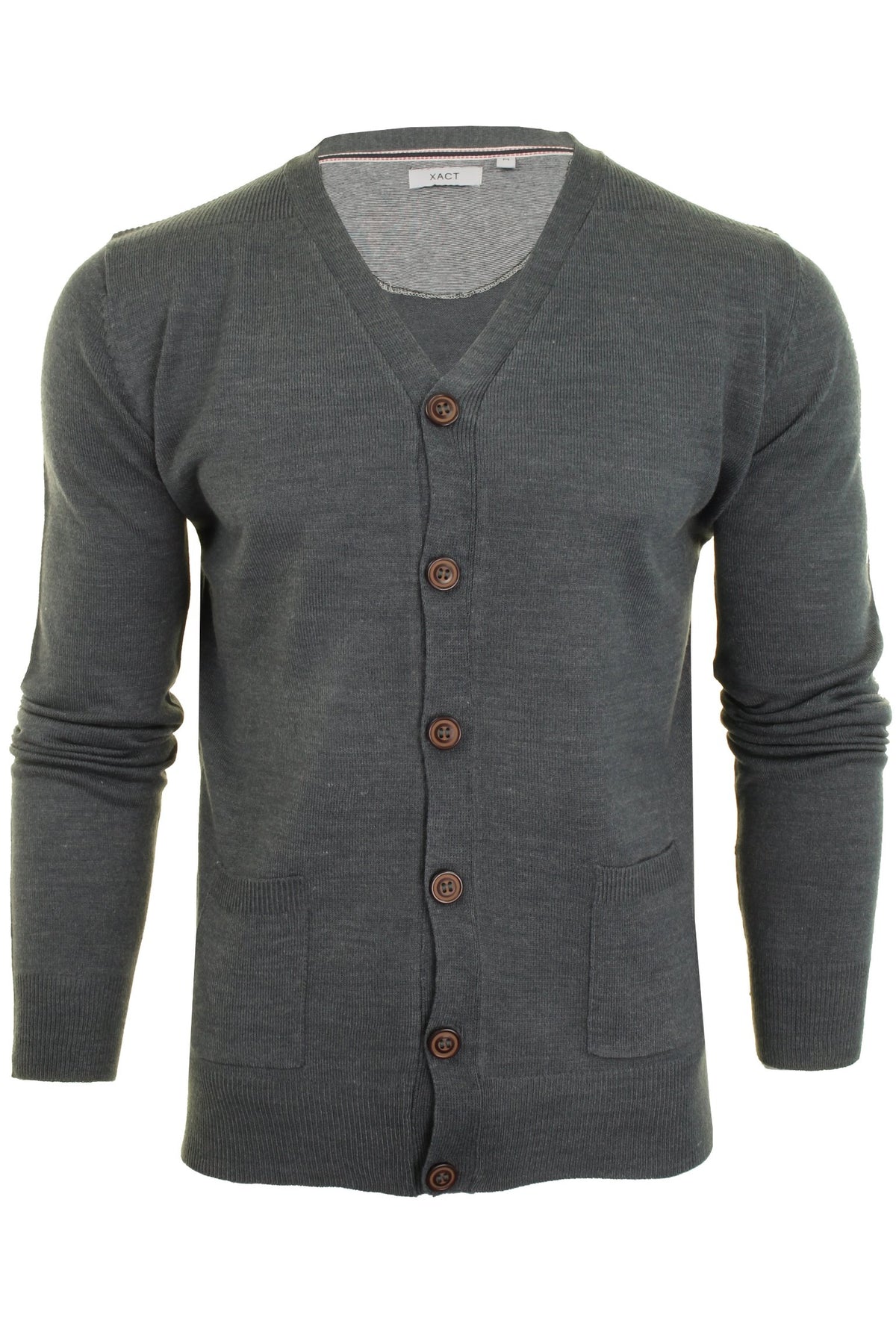 Xact Men's V-Neck Button-Up Cardigan-Main Image