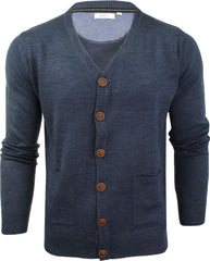 Xact Men's V-Neck Button-Up Cardigan-2