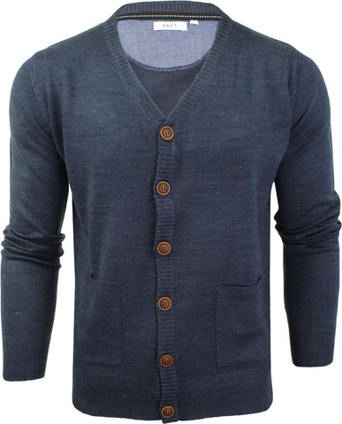 Xact Men's V-Neck Button-Up Cardigan-Main Image