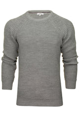 Xact Men's Chunky Fisherman Knit Jumper, Crew Neck, Raglan Sleeve-4