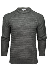 Xact Mens Raglan Jumper With Textured Knit Front-Main Image