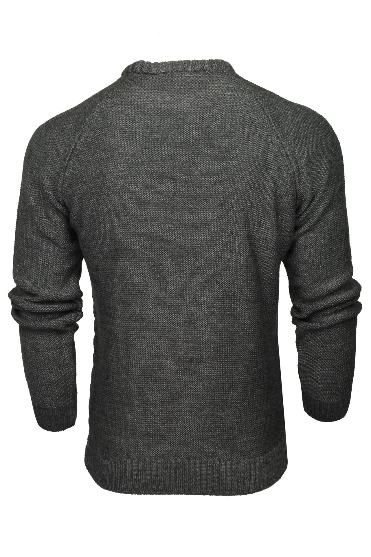 Xact Mens Raglan Jumper With Textured Knit Front-3