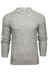 Xact Mens Raglan Jumper With Textured Knit Front-Main Image