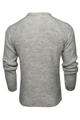 Xact Mens Raglan Jumper With Textured Knit Front-3