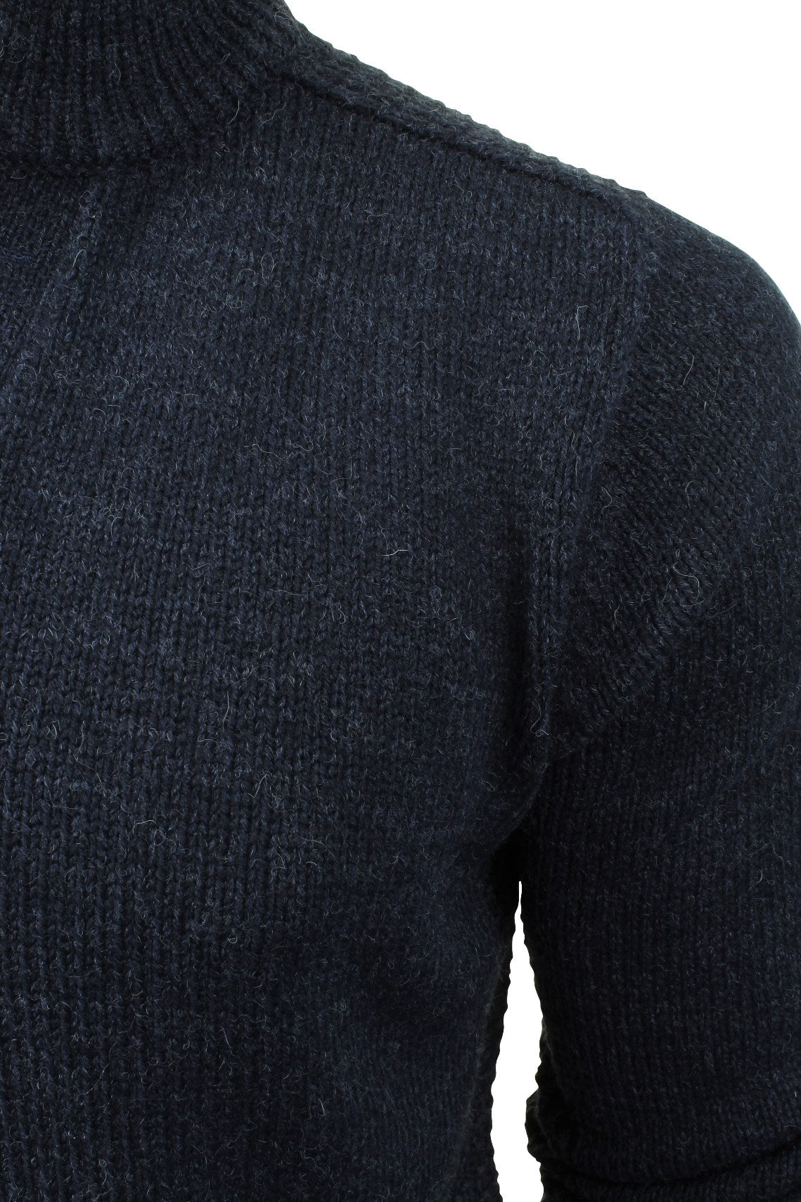 Xact Mens 3 Button Wool Blend Jumper-2