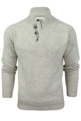 Xact Mens 3 Button Funnel Neck Jumper-2