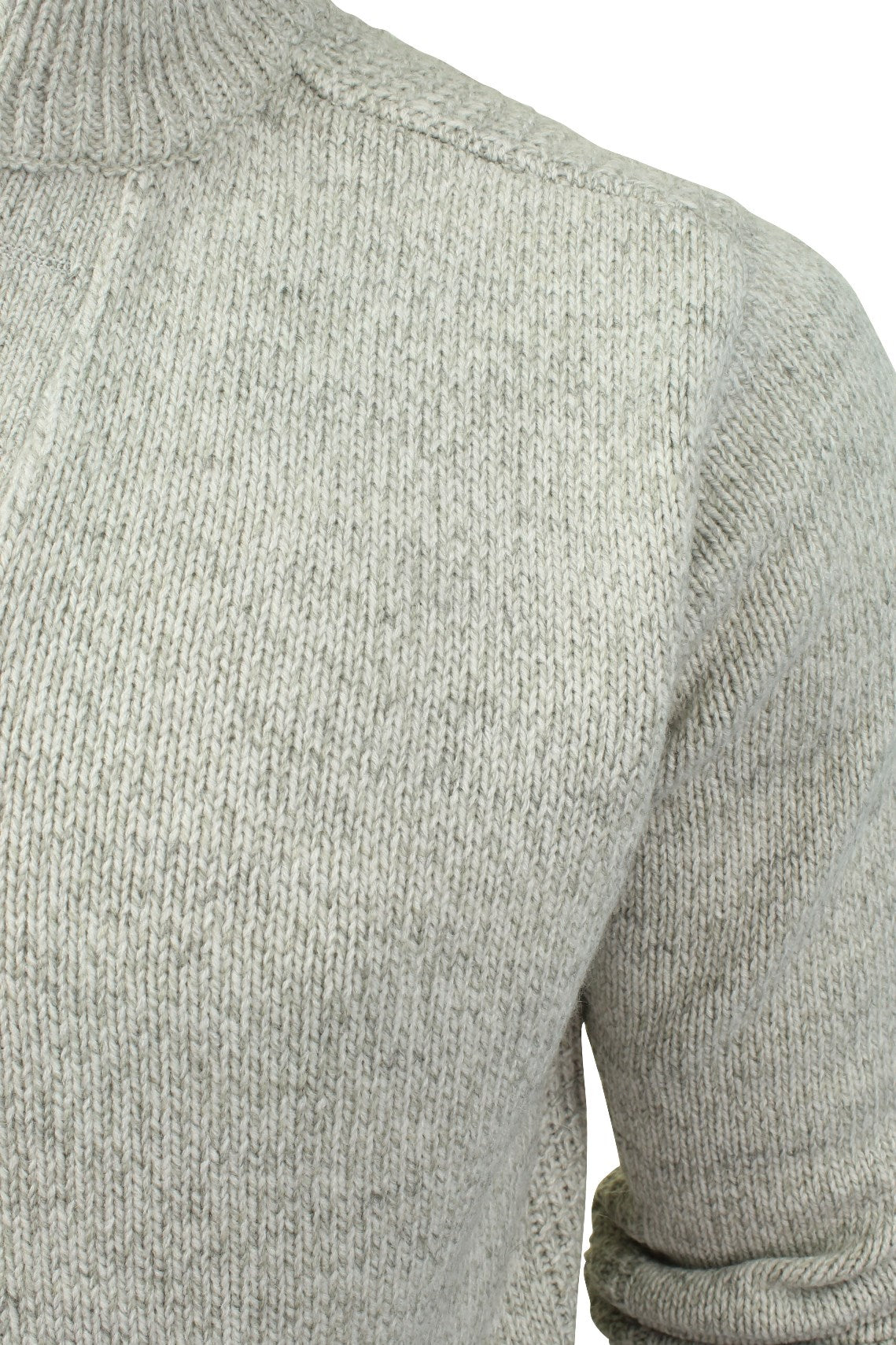 Xact Mens 3 Button Wool Blend Jumper-2