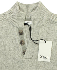 Xact Mens 3 Button Funnel Neck Jumper-4