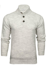 Xact Mens 3 Button Funnel Neck Jumper-Main Image
