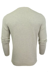 Xact Men's Textured Cotton Crew Neck Jumper-3