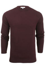 Xact Men's Textured Cotton Crew Neck Jumper-Main Image