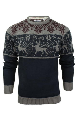 Xact Men's Nordic Fairisle Crew Neck Christmas Jumper-Main Image