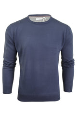 Xact Mens Crew Neck Jumper Fine Knit-Main Image