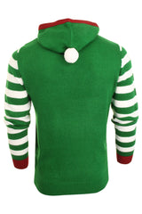 Xact Men's Novelty Hooded Christmas Jumper-3