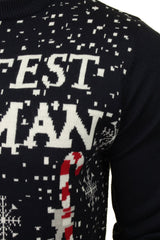 Mens Xact 'Greatest Snowman' Christmas/ Xmas Jumper-2