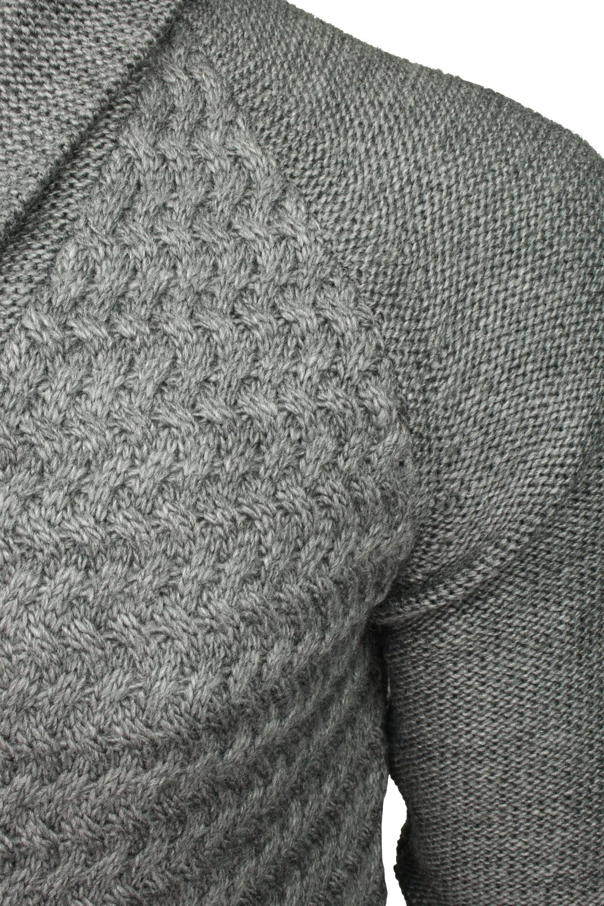 Xact Mens Shawl Neck Cardigan, Raglan Sleeve-2