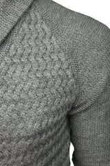 Xact Mens Shawl Neck Cardigan, Raglan Sleeve-2