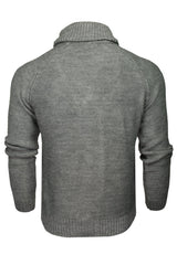 Xact Mens Shawl Neck Cardigan, Raglan Sleeve-4