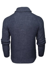 Xact Mens Shawl Neck Cardigan, Raglan Sleeve-4