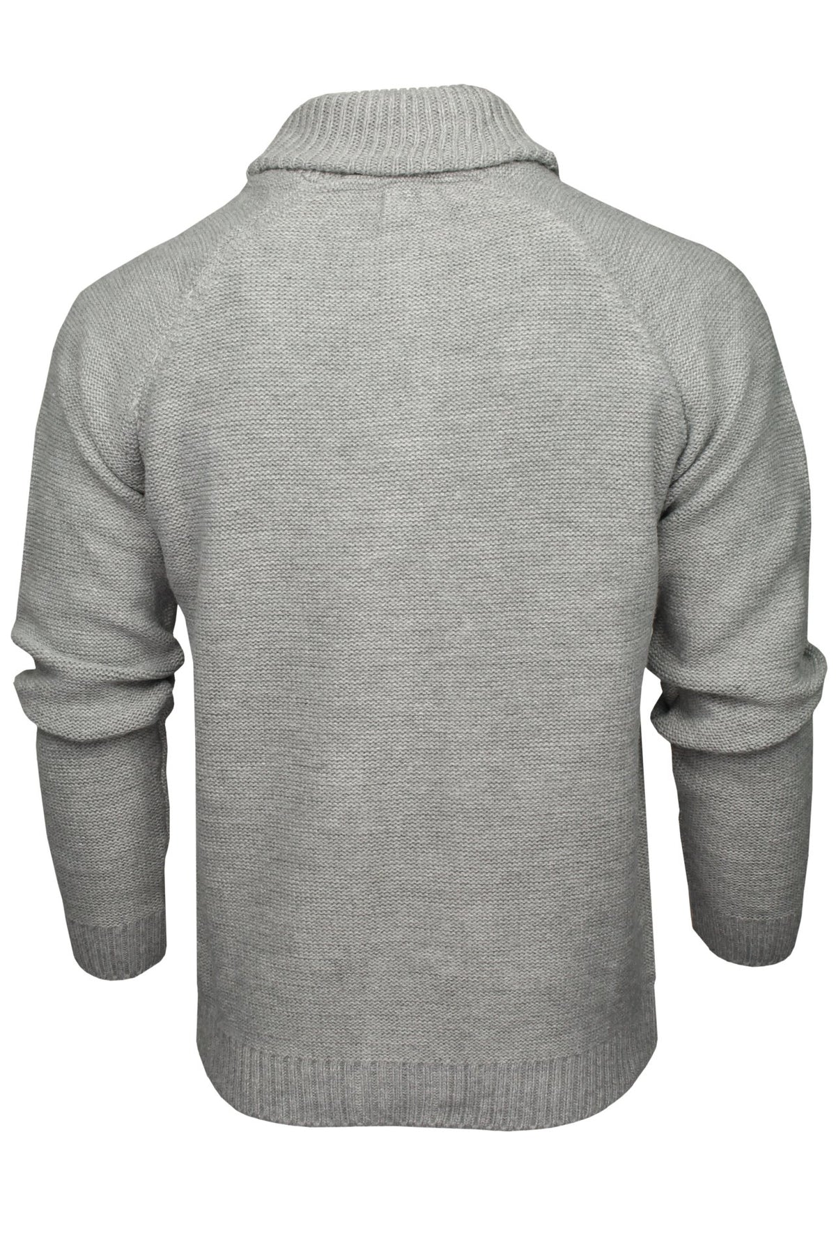 Xact Mens Shawl Neck Cardigan, Raglan Sleeve-2