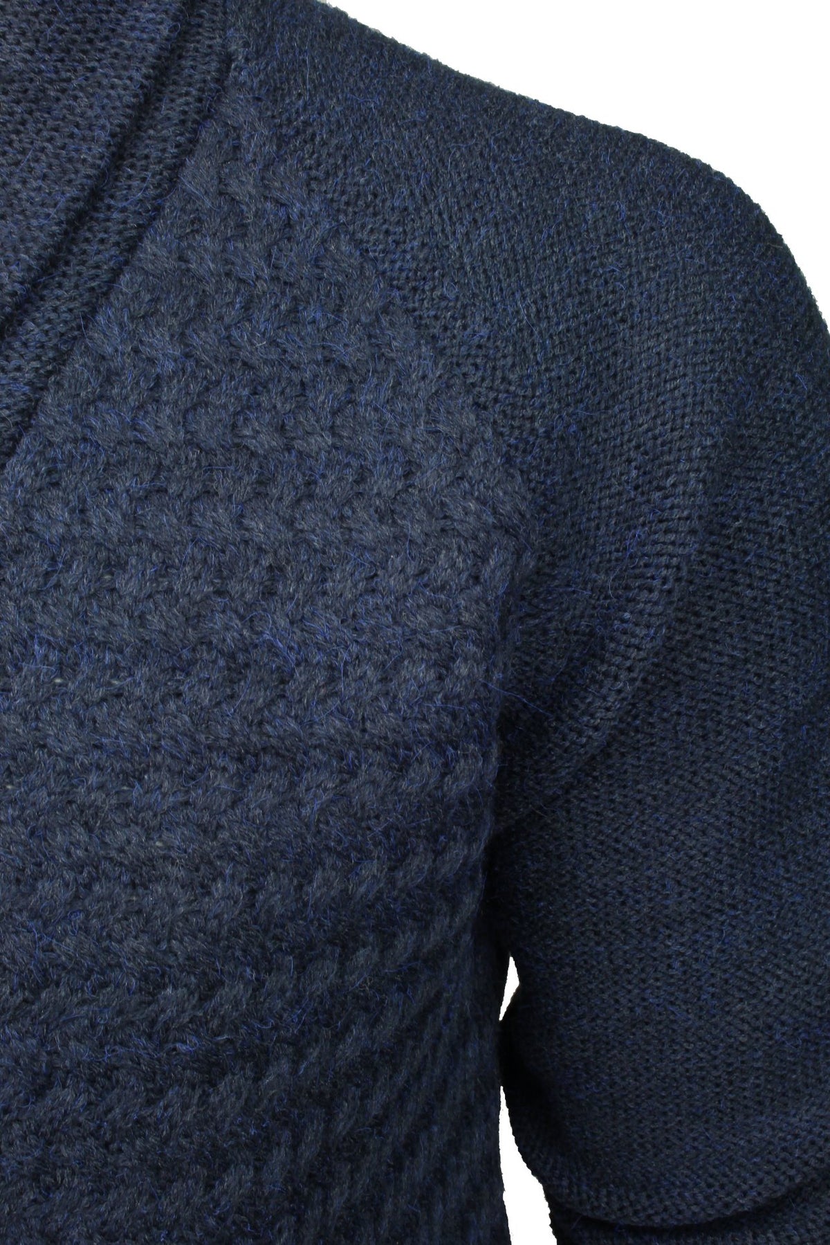 Xact Mens Shawl Neck Cardigan, Raglan Sleeve-2