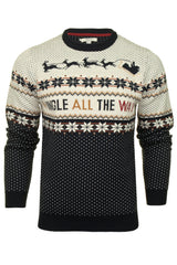 Mens Xact Christmas/ Xmas Jumper 'Jingle Crew'-Main Image